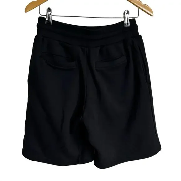 Moschino Double Question Mark Logo Men’s Black Shorts